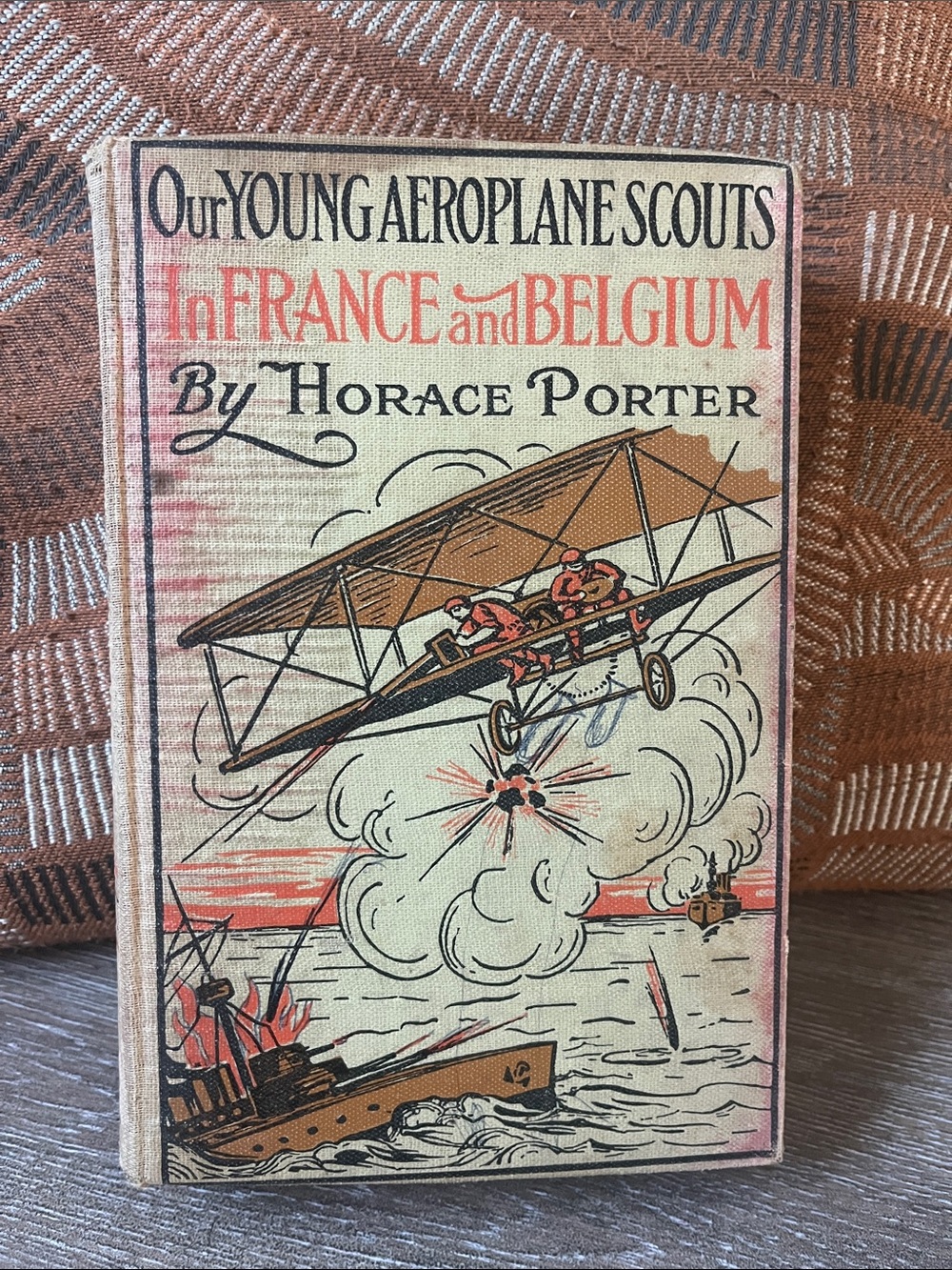 Our Young Aeroplane Scouts In France and Belgium by Horace Porter 1915